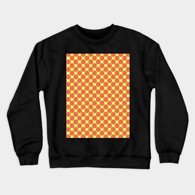 Pepperoni Pattern Crewneck Sweatshirt by fernandaffp